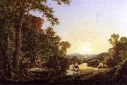 Frederic Edwin Church Hooker and Company Journeying through the Wilderness from Plymouth to Hartford in 1636 oil painting